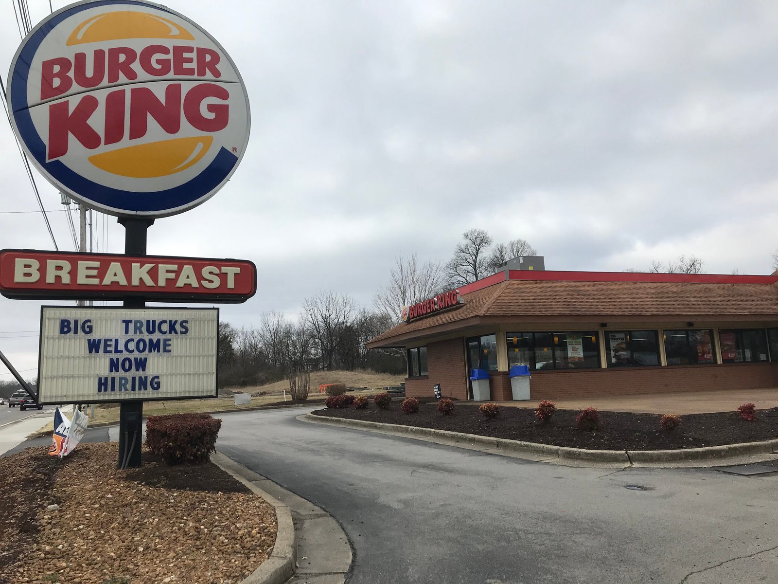 Burger King property in Mount Juliet, Tennessee